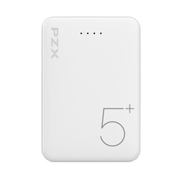 Φορητός Φορτιστής Power Bank PZX V05 Dual USB/1 Micro Θύρες 5000mAh - Χρώμα: Λευκό