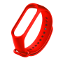 Λουράκι Σιλικόνης για  Xiaomi (Mi Band 3/Mi Smart Band 4) - Xρώμα: Κόκκινο