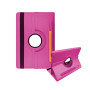 Περιστρεφόμενη Θήκη 360° Stand με Υποδοχή για Στυλό για Samsung T970 / T975 / X800 / T730 / T736 / Galaxy Tab S7 Plus / S8 Plus / S7 FE 12.4" - Χρώμα: Φούξια