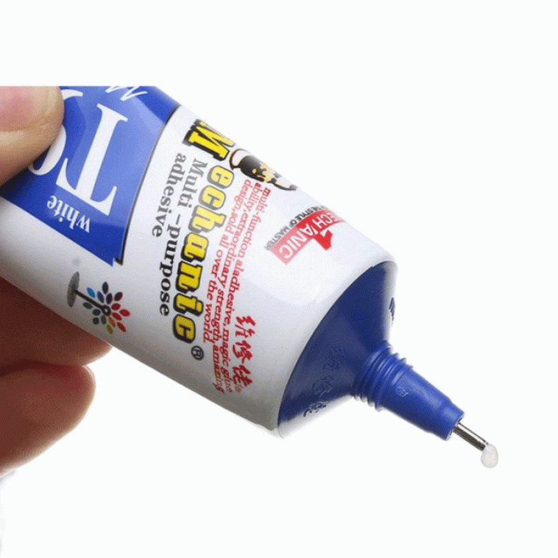 MECHANIC T9000  Λευκή Κόλλα Επιδιόρθωσης με κυρτή άκρη και βύσμα βελόνας 110ML