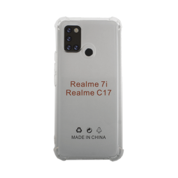 Θήκη Πλάτης Σιλικόνης Anti Shock για Realme 7i / C17 - Χρώμα: Διάφανο Θήκη Πλάτης Σιλικόνης Anti Shock για Realme 7i / C17 - Χρώμα: Διάφανο