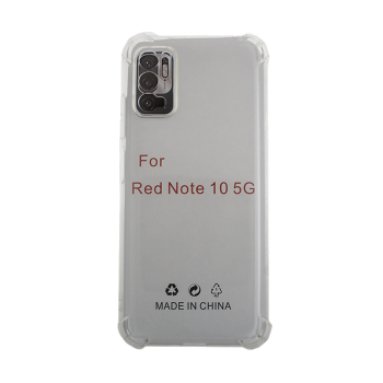 Θήκη Πλάτης Σιλικόνης Anti Shock για Xiaomi Redmi Note 10 5G - Χρώμα: Διάφανο Θήκη Πλάτης Σιλικόνης Anti Shock για Xiaomi Redmi Note 10 5G - Χρώμα: Διάφανο