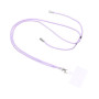 Λουράκι/ Μπρελόκ Λαιμού με αποσπώμενη άκρη για κινητό - Χρώμα: Λιλά