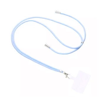 Λουράκι/ Μπρελόκ Λαιμού με αποσπώμενη άκρη για κινητό - Χρώμα: Μπλε