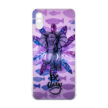 Θήκη Πλάτης Πλαστική με Σχέδια για Xiaomi Redmi 9A/9i/9AT - Χρώμα: Μωβ με Ελεφαντάκι Θήκη Πλάτης Πλαστική με Σχέδια για Xiaomi Redmi 9A/9i/9AT - Χρώμα: Μωβ με Ελεφαντάκι