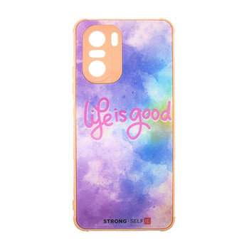 Θήκη Πλάτης Σιλικόνης Απλή για Xiaomi Poco F3 5G - Χρώμα: Πολύχρωμο Μωβ