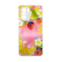 Θήκη Πλάτης Σιλικόνης Απλή για Xiaomi Poco F3 5G - Χρώμα: Ρόζ με Φραουλίτσες