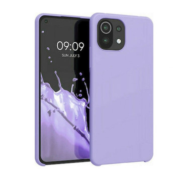 Θήκη Πλάτης Σιλικόνης Soft HQ για Xiaomi MI 11 Lite 5G Χρώμα: Λιλά Θήκη Πλάτης Σιλικόνης Soft HQ για Xiaomi MI 11 Lite 5G Χρώμα: Λιλά