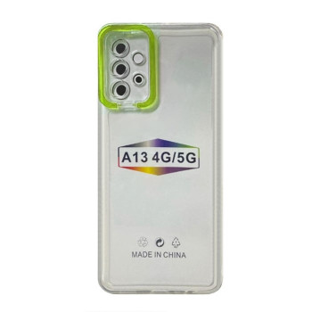 Θήκη Σιλικόνης Fashion Candy με Πράσινο Πλαίσιο Κάμερας για Samsung Galaxy A13 4G / 5G - Χρώμα: Πράσινο Θήκη Σιλικόνης Fashion Candy με Πράσινο Πλαίσιο Κάμερας για Samsung Galaxy A13 4G / 5G - Χρώμα: Πράσινο