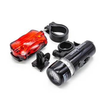 Σετ με Φώτα Ποδηλάτου HB-618 - Χρώμα: Μαύρο Σετ με Φώτα Ποδηλάτου HB-618 - Χρώμα: Μαύρο