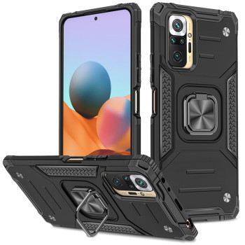 Σκληρή Θήκη Πλάτης Armor με Βάση Στήριξης για Xiaomi Poco M5S - Χρώμα: Μαύρο Σκληρή Θήκη Πλάτης Armor με Βάση Στήριξης για Xiaomi Poco M5S - Χρώμα: Μαύρο