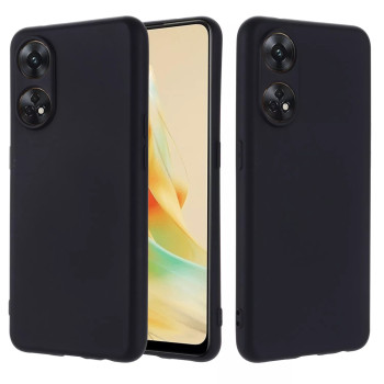 Θήκη Πλάτης Σιλικόνης Soft για Oppo Reno8T 4G - Χρώμα: Μαύρο Θήκη Πλάτης Σιλικόνης Soft για Oppo Reno8T 4G - Χρώμα: Μαύρο