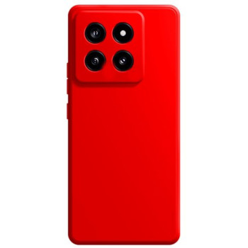 Θήκη Πλάτης Σιλικόνης Απλή για Xiaomi 14 Pro - Χρώμα: Κόκκινο Θήκη Πλάτης Σιλικόνης Απλή για Xiaomi 14 Pro - Χρώμα: Κόκκινο