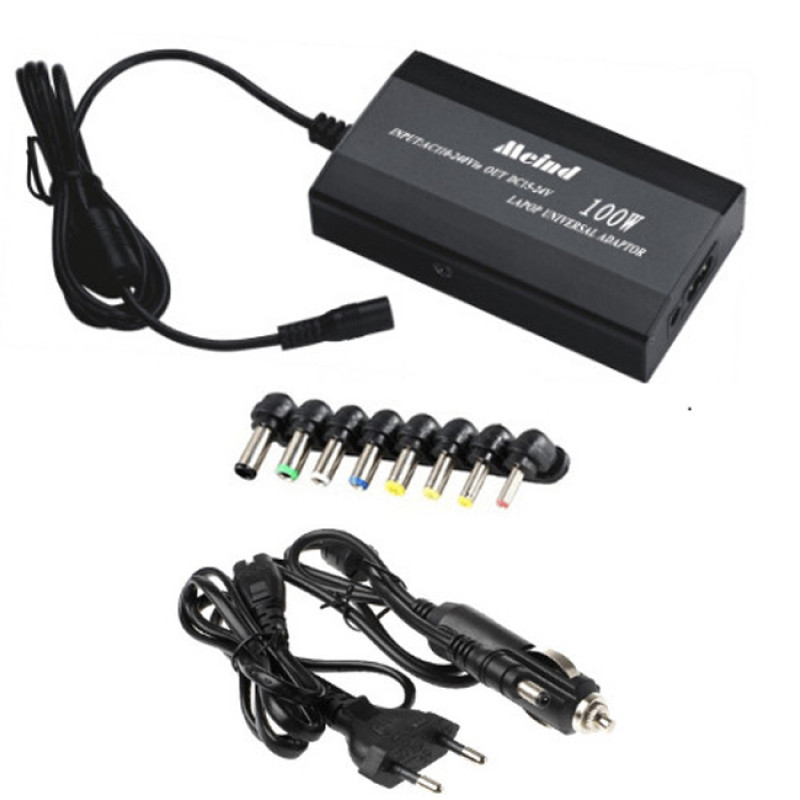 Meind 505A Φορτιστής Laptop 100W Power Inverter DC to DC με 8 Διαφορετικές Υποδοχές – Χρώμα: Μαύρο