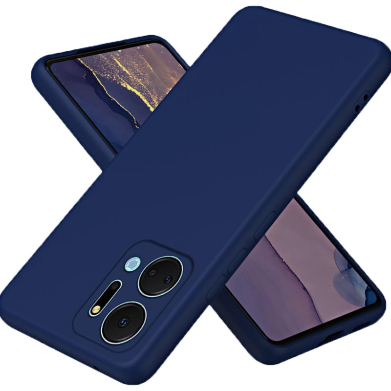 Θήκη Πλάτης Σιλικόνης Soft για Honor X7A - Χρώμα: Σκούρο Μπλέ