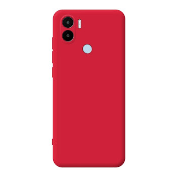 Θήκη Πλάτης Σιλικόνης Απλή για Xiaomi Redmi A1 Plus - Χρώμα: Κόκκινο