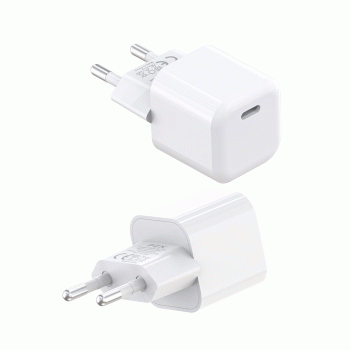 PZX P45 PD Fast Charging Φορτιστής SmartPhone με 1 θύρα Type-C 20W - Χρώμα: Λευκό