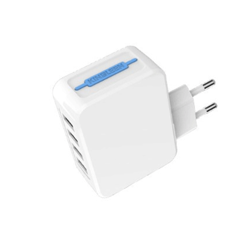 KINGLEEN C888 Fast Home Charger 4 USB Ports 5A Φορτιστής 25W - Χρώμα: Λευκό