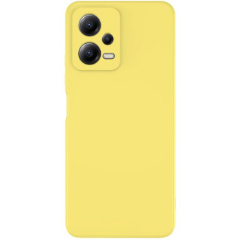 Θήκη Πλάτης Σιλικόνης Soft για Xiaomi Poco X5 - Χρώμα: Κίτρινο