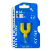 KIN KY-148 Αντάπτορας 3.5mm Male to Female Audio & Mic - Χρώμα: Κίτρινο