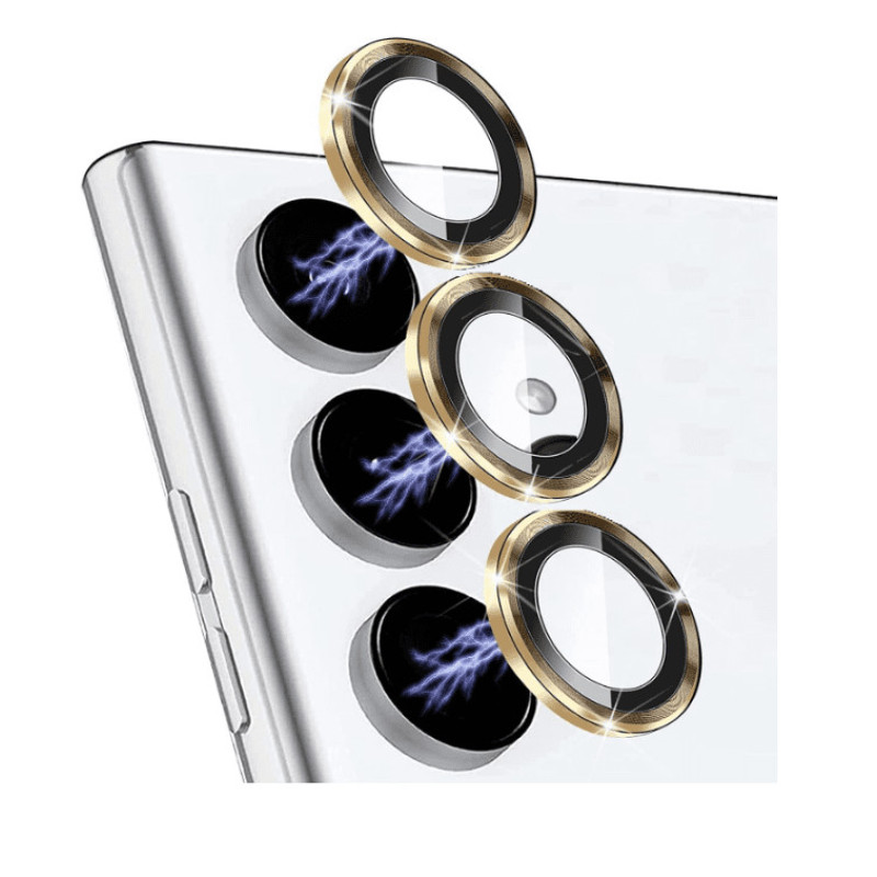 Τζαμάκι Προστασίας Κάμερας για Samsung Galaxy S23 / S23 Plus - Χρώμα: Χρυσό Τζαμάκι Προστασίας Κάμερας για Samsung Galaxy S23 / S23 Plus - Χρώμα: Χρυσό