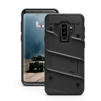 Σκληρή Θήκη Πλάτης Armor με Βάση Στήριξης (S1) για Samsung Galaxy S9 - Χρώμα: Μαύρο Σκληρή Θήκη Πλάτης Armor με Βάση Στήριξης (S1) για Samsung Galaxy S9 - Χρώμα: Μαύρο