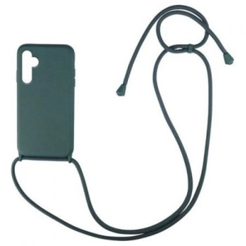 Θήκη Σιλικόνης με Λουράκι για Samsung Galaxy A15 4G / 5G - Χρώμα: Σκούρο Πράσινο Θήκη Σιλικόνης με Λουράκι για Samsung Galaxy A15 4G / 5G - Χρώμα: Σκούρο Πράσινο
