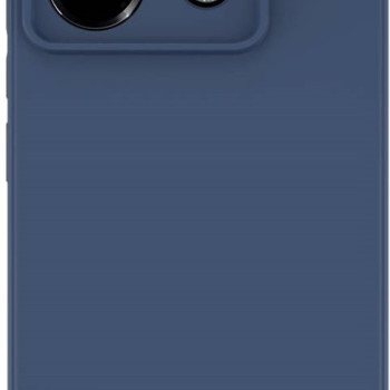 Θήκη Πλάτης Σιλικόνης Soft για Xiaomi Poco X6 5G - Χρώμα: Σκούρο Μπλε