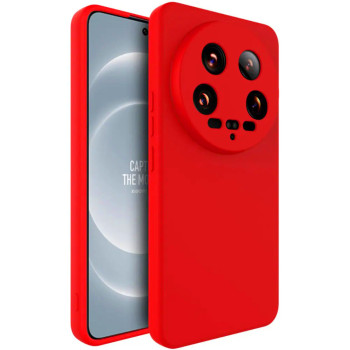 Θήκη Πλάτης Σιλικόνης Απλή για Xiaomi 14 Ultra - Χρώμα: Κόκκινο Θήκη Πλάτης Σιλικόνης Απλή για Xiaomi 14 Ultra - Χρώμα: Κόκκινο