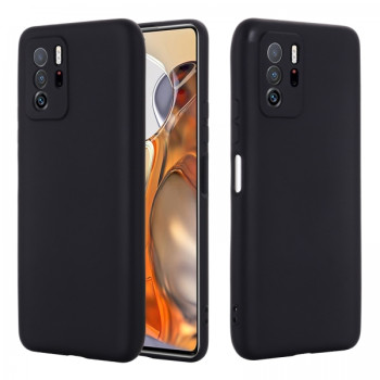 Θήκη Πλάτης Σιλικόνης Απλή για Xiaomi Poco X3 GT - Χρώμα: Μαύρο