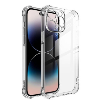 Θήκη Πλάτης Σιλικόνης Anti Shock για Apple iPhone 13 Pro Max - Χρώμα: Διάφανο Θήκη Πλάτης Σιλικόνης Anti Shock για Apple iPhone 13 Pro Max - Χρώμα: Διάφανο