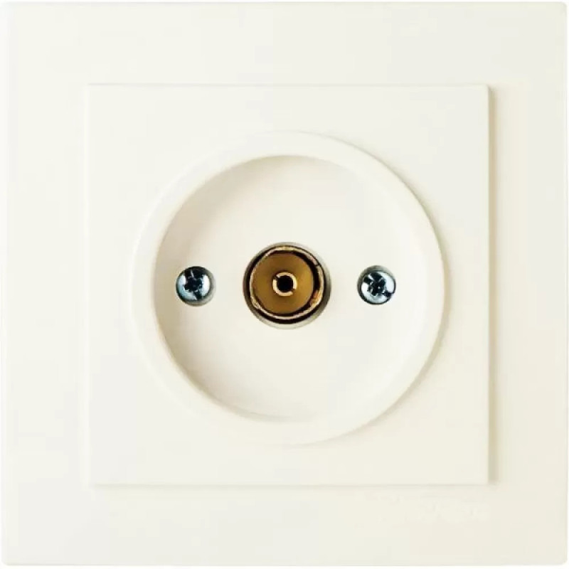 Πρίζα Κεραίας Τηλεόρασης Τερματική 152-12309 - Χρώμα: Λευκό