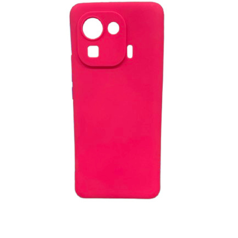 Θήκη Πλάτης Σιλικόνης Απλή για Xiaomi Mi 11 Pro - Χρώμα: Φούξια