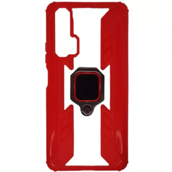 Θήκη Πλάτης Σιλικόνης με Βάση Στήριξης για iPhone 11 Pro Max - Χρώμα: Κόκκινο Θήκη Πλάτης Σιλικόνης με Βάση Στήριξης για iPhone 11 Pro Max - Χρώμα: Κόκκινο