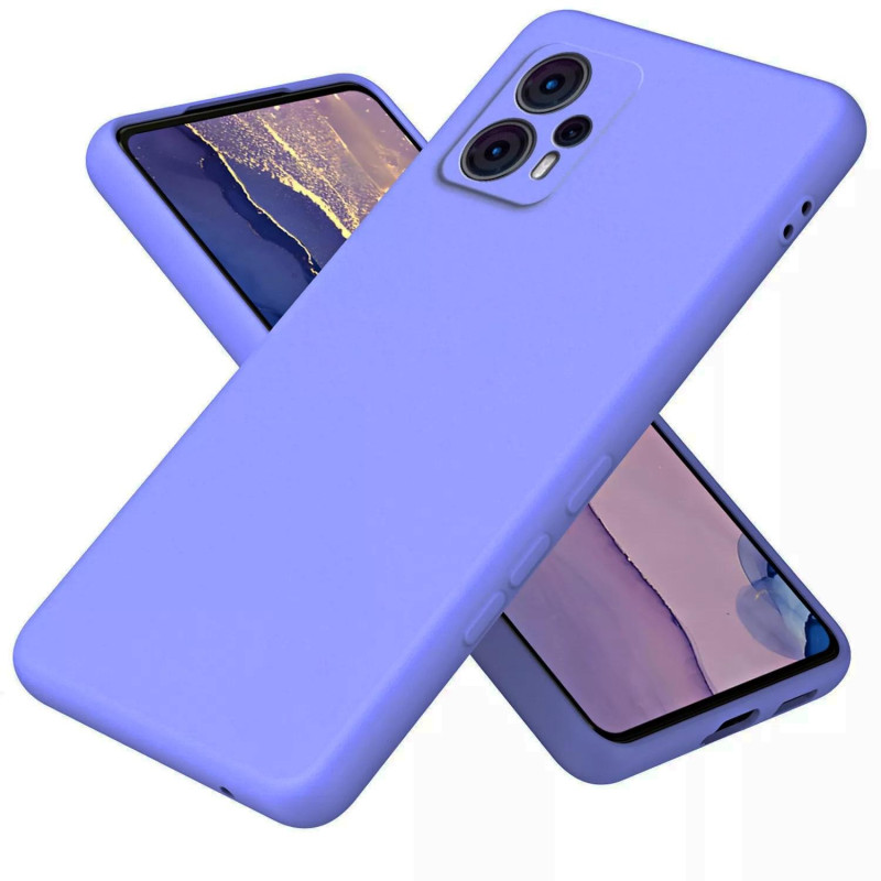 Θήκη Πλάτης Σιλικόνης Soft για Motorola G32 - Χρώμα: Λιλά