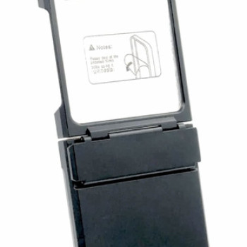 Πλαστική Ανθεκτική Θήκη Πλάτης για  Samsung Galaxy Z Flip 5 - Χρώμα: Μαύρο