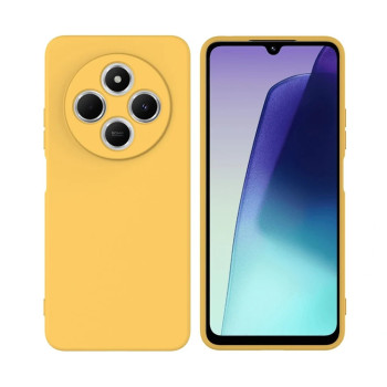 Θήκη Πλάτης Σιλικόνης Soft για Xiaomi Redmi 14C / Poco C75 - Χρώμα: Κίτρινο