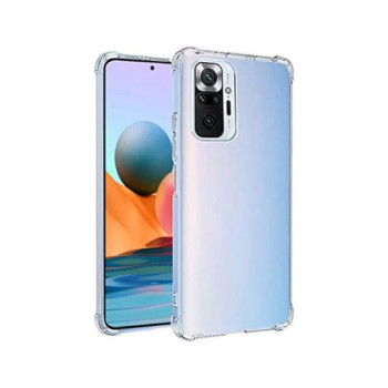 Θήκη Πλάτης Σιλικόνης Anti Shock για Xiaomi Redmi Note 10 Pro - Χρώμα: Διάφανο Θήκη Πλάτης Σιλικόνης Anti Shock για Xiaomi Redmi Note 10 Pro - Χρώμα: Διάφανο
