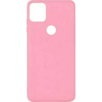 Θήκη Πλάτης Σιλικόνης Απλή για Realme C21Y/C25Y - Χρώμα: Ρόζ