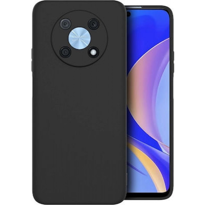 Θήκη Πλάτης Σιλικόνης Soft για Huawei Nova Y90 - Χρώμα: Μαύρο
