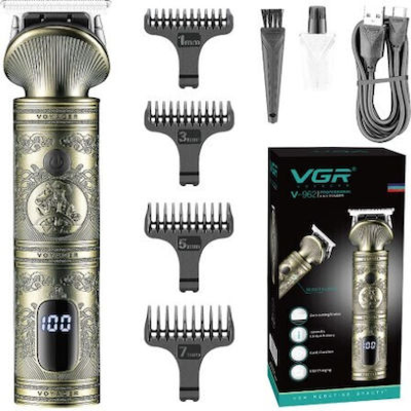 VGR V-308 Επαναφορτιζόμενη Ξυριστική Μηχανή - Χρώμα: Πράσινο VGR V-308 Επαναφορτιζόμενη Ξυριστική Μηχανή - Χρώμα: Πράσινο