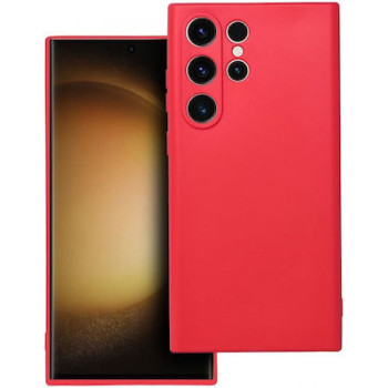 Θήκη Πλάτης Σιλικόνης Soft για Samsung Galaxy S23 Ultra - Χρώμα: Κόκκινο Θήκη Πλάτης Σιλικόνης Soft για Samsung Galaxy S23 Ultra - Χρώμα: Κόκκινο