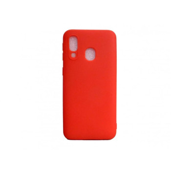 Θήκη Πλάτης Σιλικόνης Απλή για Samsung Galaxy A11/M11 - Χρώμα: Κόκκινο