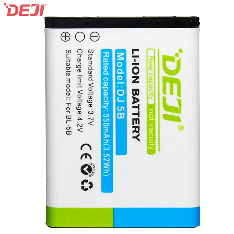 Deji Bl-5B Oem Συμβατή Μπαταρία Αντικατάστασης Για Nokia 3220,5070,5300,5500,6120 - 950mAh