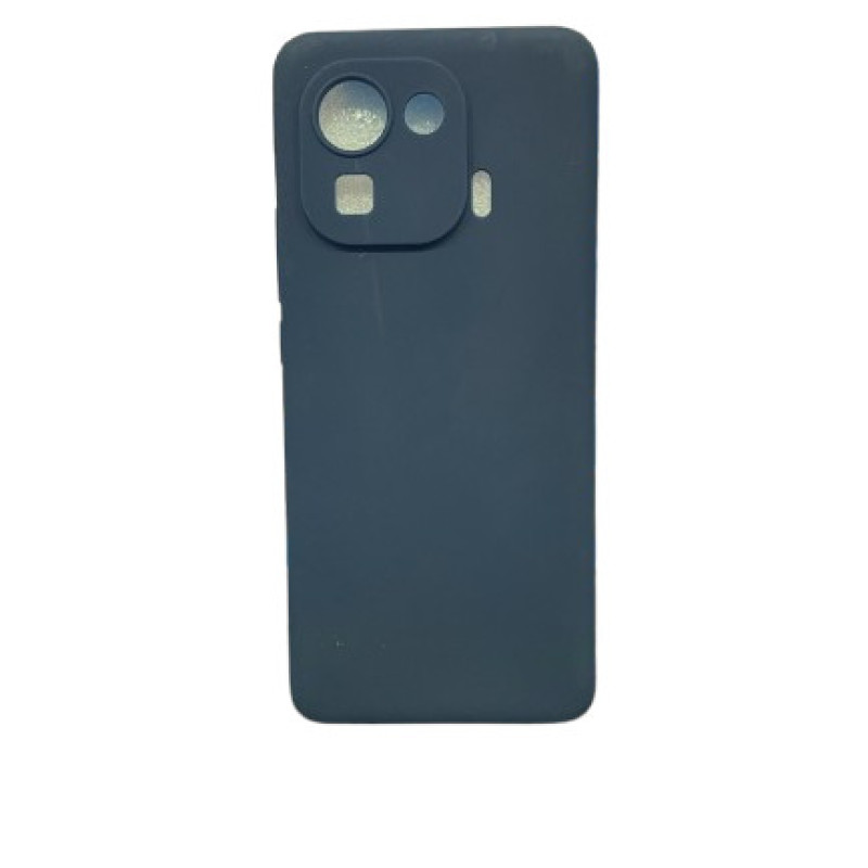 Θήκη Πλάτης Σιλικόνης Απλή για Xiaomi Mi 11 Pro - Χρώμα: Σκούρο Μπλέ