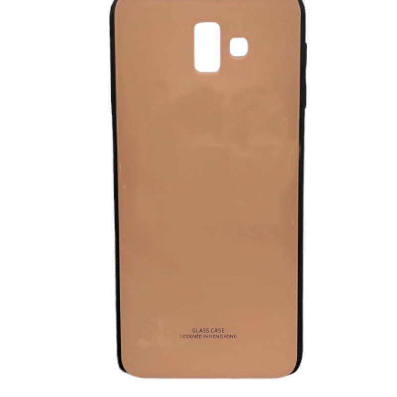 Θήκη Πλάτης Πλαστική με Πλαίσιο Σιλικόνης Samsung Galaxy J6 Plus - Χρώμα: Ρόζ/Μαύρο