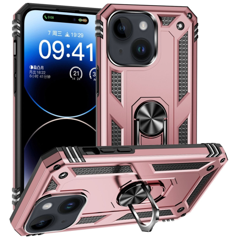Σκληρή Θήκη Πλάτης με Δαχτυλίδι για Apple iPhone 16 Pro Max - Χρώμα: Ρόζ Χρυσό
