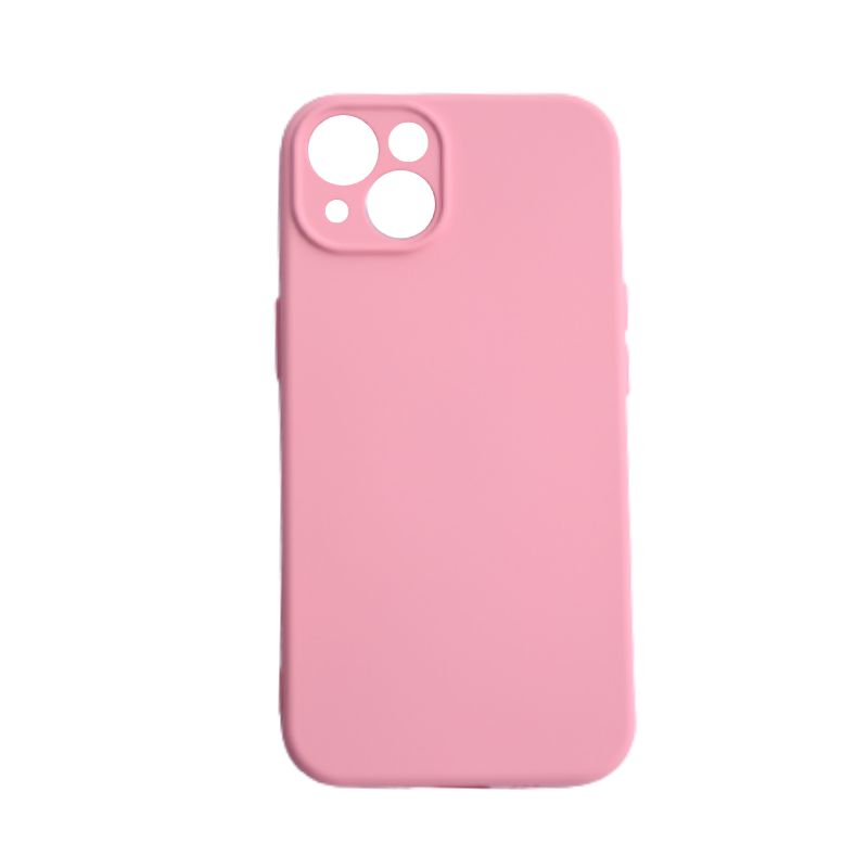 Θήκη Πλάτης Σιλικόνης Soft για Apple iPhone 15 - Χρώμα: Ροζ