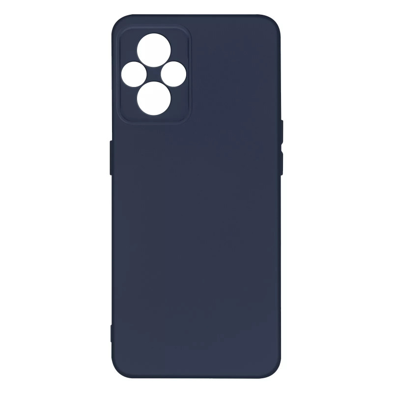 Θήκη Πλάτης Σιλικόνης Soft για Oppo Reno8 Lite - Χρώμα: Σκούρο Μπλε