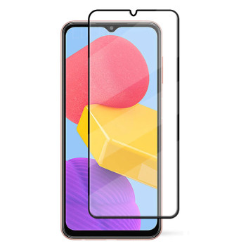 Full Cover Full Glue Tζαμάκι Προστασίας Οθόνης για Samsung Galaxy M13 - Χρώμα: Μαύρο